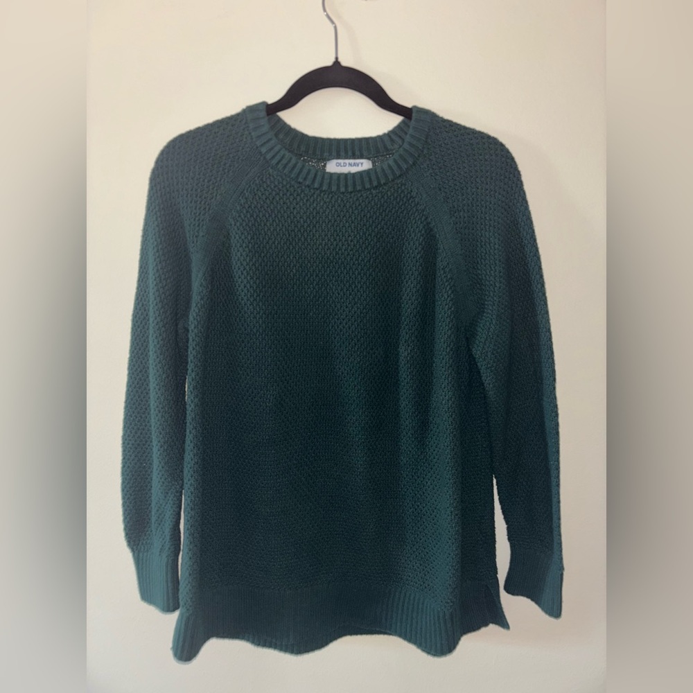 Hunter Green Tunic Sweater